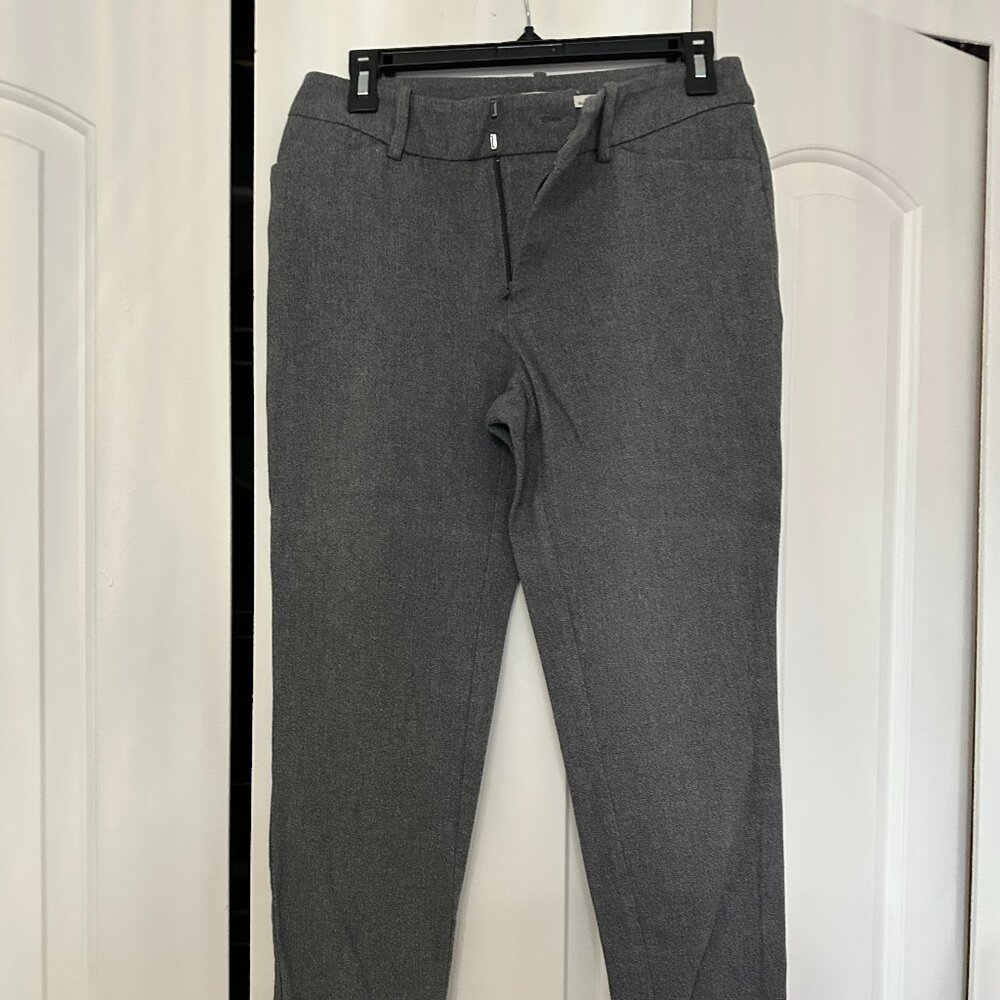 Gray Ankle Dress Pants